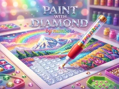 Gêm Paint with Diamond ar-lein