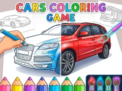 Gêm Cars Coloring Game ar-lein
