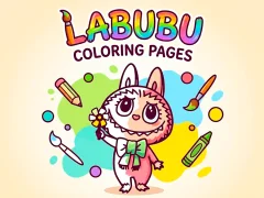 Gêm Labubu Coloring Pages ar-lein