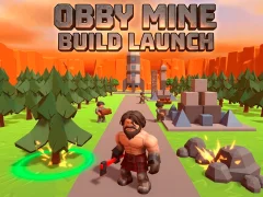 Gêm Obby Mine Build Launch ar-lein