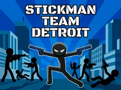 Gêm Stickman Team Detroit ar-lein