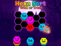Gêm Hexa Sort Trick or Treat ar-lein