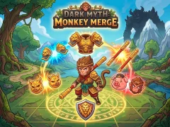 Gêm Dark Myth: Monkey Merge ar-lein