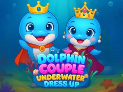 Gêm Dolphin Couple Underwater Dress Up ar-lein