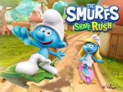 Gêm The Smurfs Skate Rush ar-lein