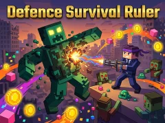 Gêm Defence Survival Ruler ar-lein