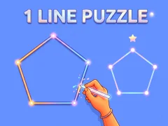Gêm 1 Line Puzzle ar-lein