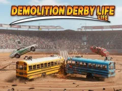 Gêm Demolition Derby Life ar-lein