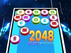Gêm 2048 Space Mission ar-lein