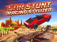 Gêm Car Stunt Racing Stylized ar-lein