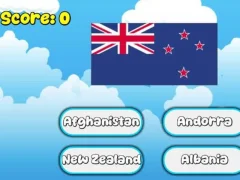 Gêm 195 Country Flag Quiz ar-lein