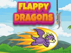 Gêm Flappy Dragons ar-lein