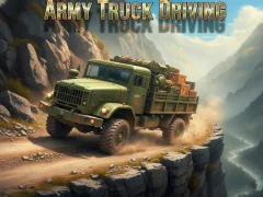 Gêm Army Truck Driving ar-lein