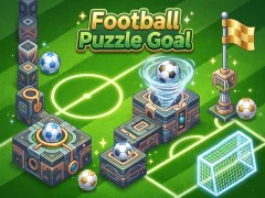 Gêm Football Puzzle Goal ar-lein