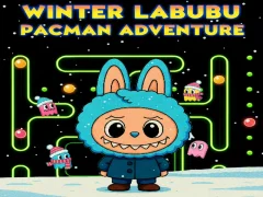 Gêm Winter Labubu Pacman Adventure ar-lein