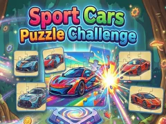 Gêm Sport Cars Puzzle Challenge ar-lein