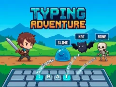 Gêm Typing Adventure ar-lein