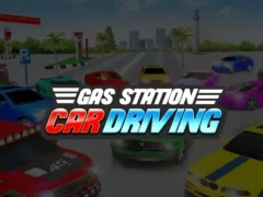Gêm Gas Station Car Driving ar-lein