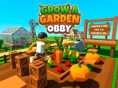 Gêm Grow a Garden Obby ar-lein
