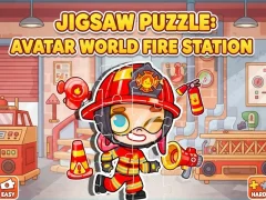 Gêm Jigsaw Puzzle: Avatar World Fire Station ar-lein
