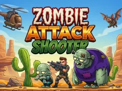 Gêm Zombie Attack Shooter ar-lein