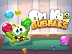 Gêm Om Nom Bubbles ar-lein