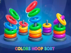 Gêm Colors Hoop Sort ar-lein