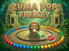 Gêm Zuma Pop Frenzy ar-lein