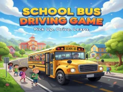 Gêm School Bus Driving Game ar-lein