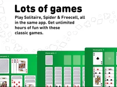 Gêm Solitaire collection: klondike, spider & freecell ar-lein