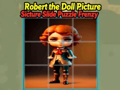 Gêm Robert the Doll Picture Slide Puzzle Frenzy ar-lein