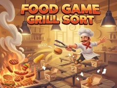 Gêm Food Game Grill Sort ar-lein