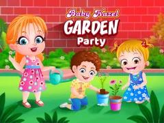 Gêm Baby Hazel. Garden party ar-lein