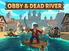 Gêm Obby & Dead River ar-lein