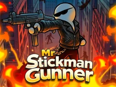 Gêm Mr Stickman Gunner ar-lein