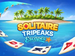 Gêm Solitaire TriPeaks Escapes ar-lein