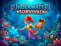 Gêm Underwater Survival ar-lein