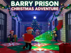 Gêm Barry Prison Christmas Adventure ar-lein