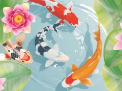 Gêm Koi Fish Pond ar-lein