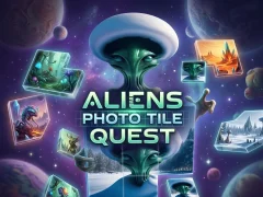 Gêm Aliens Photo Tile Quest ar-lein