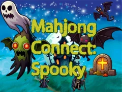 Gêm Mahjong Connect Spooky ar-lein