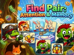 Gêm Find Pair: Attention & Memory ar-lein