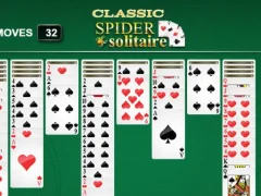 Gêm Classic Spider Solitaire ar-lein