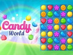 Gêm Candy World ar-lein
