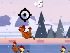 Gêm Chicken Shooting 2D ar-lein