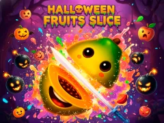 Gêm Halloween Fruits Slice ar-lein