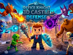 Gêm Office Knight 3D Castle Defense ar-lein