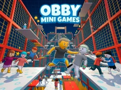 Gêm Obby Mini Games ar-lein