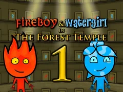 Gêm Fireboy & Watergirl In The Forest Temple ar-lein
