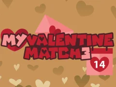 Gêm My Valentine Match 3 ar-lein